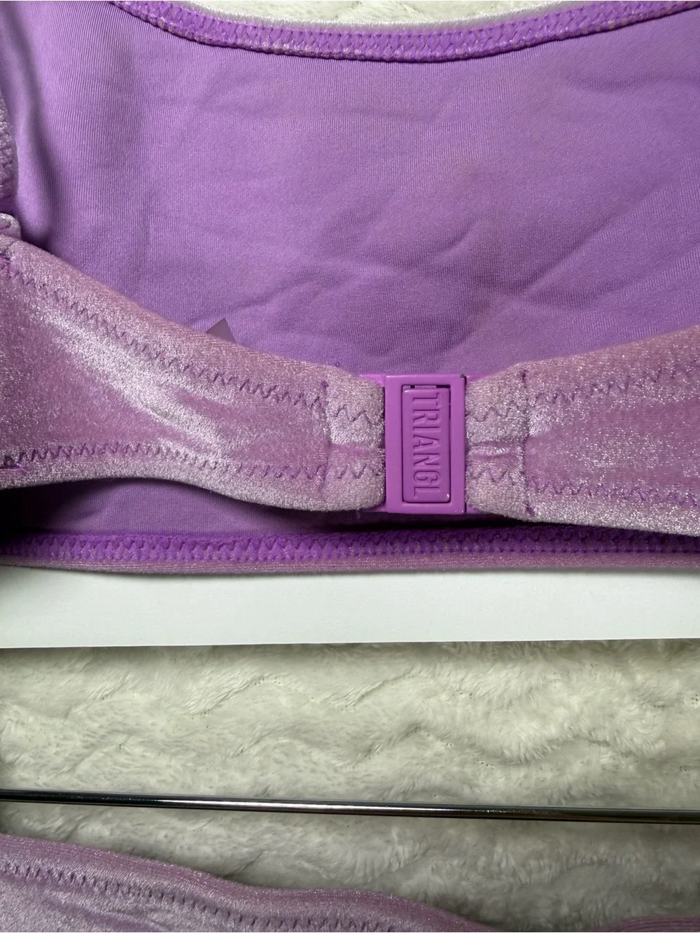 triangl swimwear Lavender Purple Bikini Set